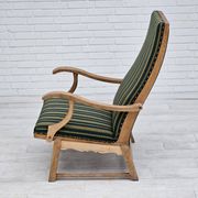 Chaise à bascule danoise à dossier haut, très bon état d'origine.