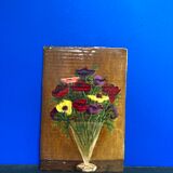 Oil on vintage panel