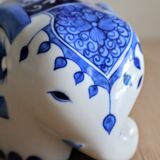 Elephant piggy bank to break in Thai ceramic
