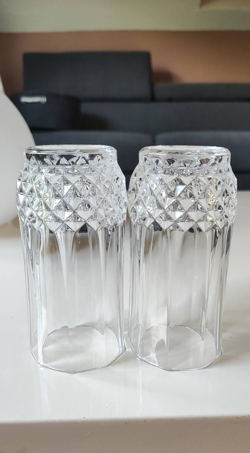 Set of 6 Water/Soda/Orangeade Glasses. Longchamp/Arques Crystal