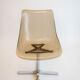 Couple de chaises tulipe en plexiglas