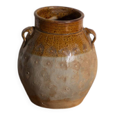 Ancient Chinese glazed stoneware vase – China, circa 1900