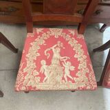 lot de trois chaises anciennes de style Empire.