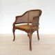 Fauteuil canné modèle Faux bambou marque Grange