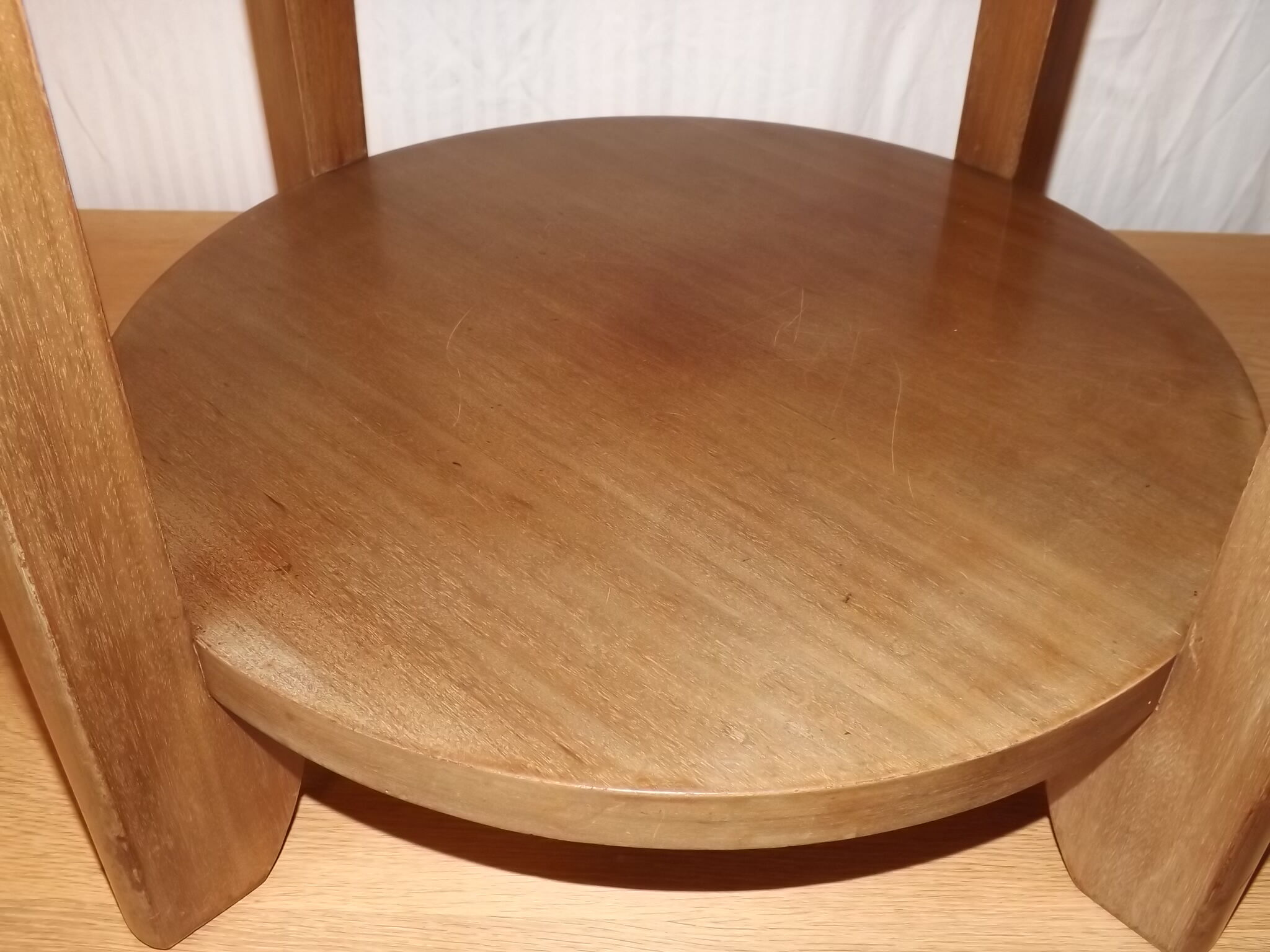 Mahogany coffee table Gaston Poisson art deco 1940