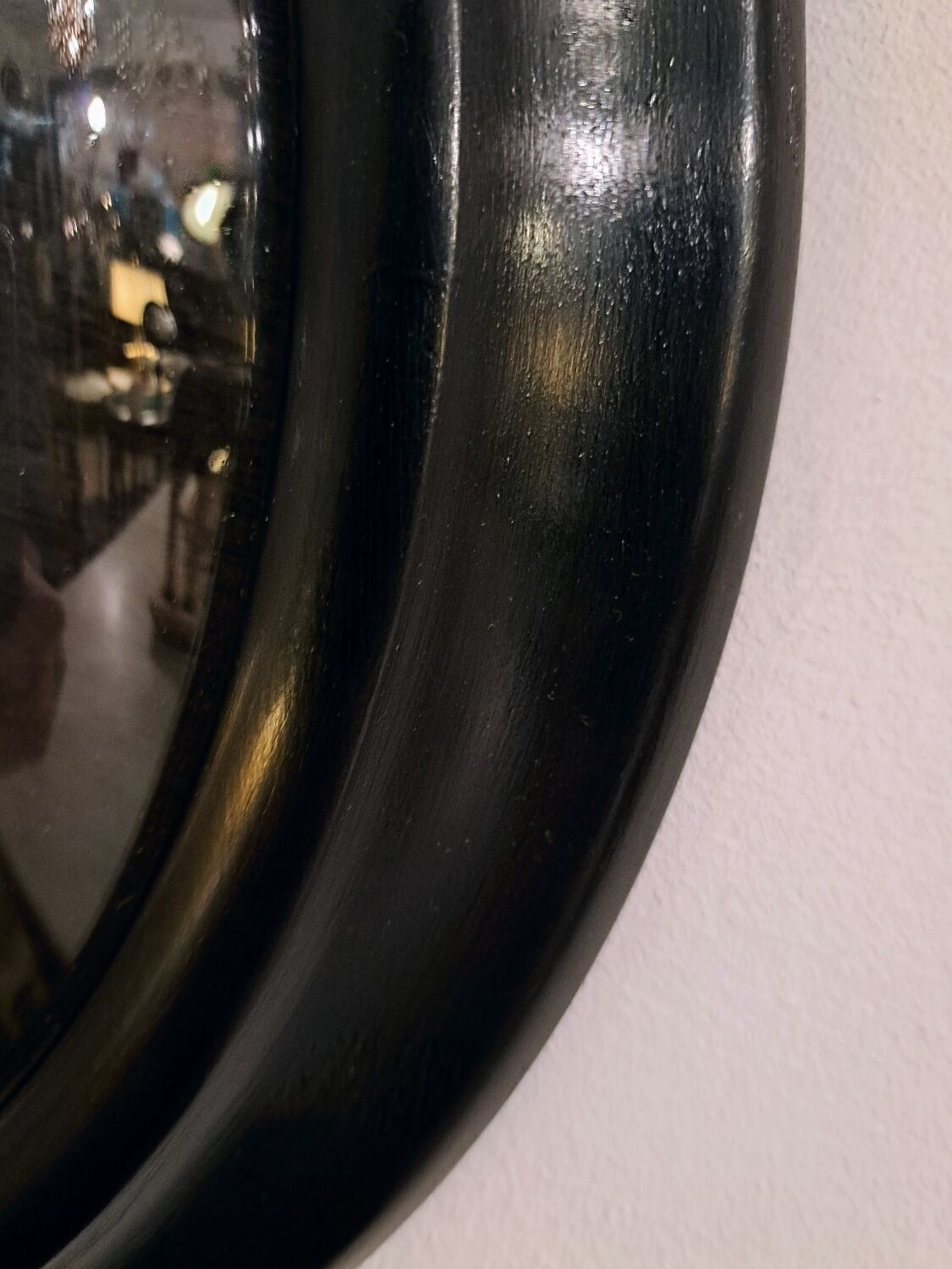 Napoleon III oval frame with curved window