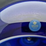 Cobalt Blue Crystal Bowl by Per Lütken for Royal Copenhagen, 1970s