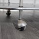 Carrello Portavivande In Acciaio Doppio Ripiano Cristallo Fumè Design