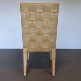 Donghia Block Island chairs 1990s original leather seats. 5 x armrests, 2 x without by John Hutton