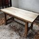 Solid oak dining table