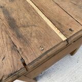 Renovated vintage oak baker's kneading trough
