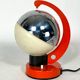 Space age Italian metal and plastic table lamp from 60s