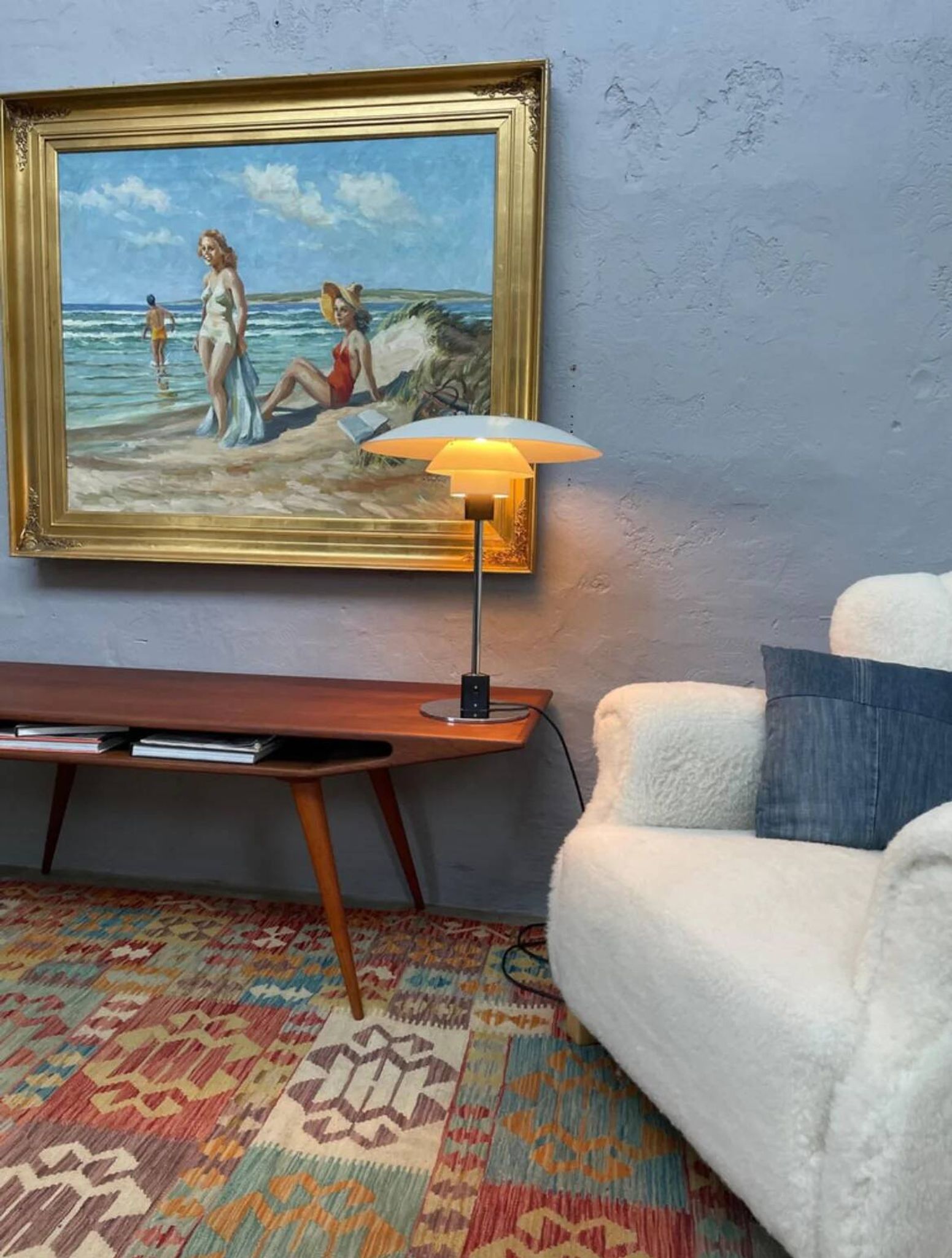 Vintage Poul Henningsen PH 4/3 table lamp for Louis Poulsen