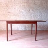 Scandinavian extendable teak dining table from the 1960s