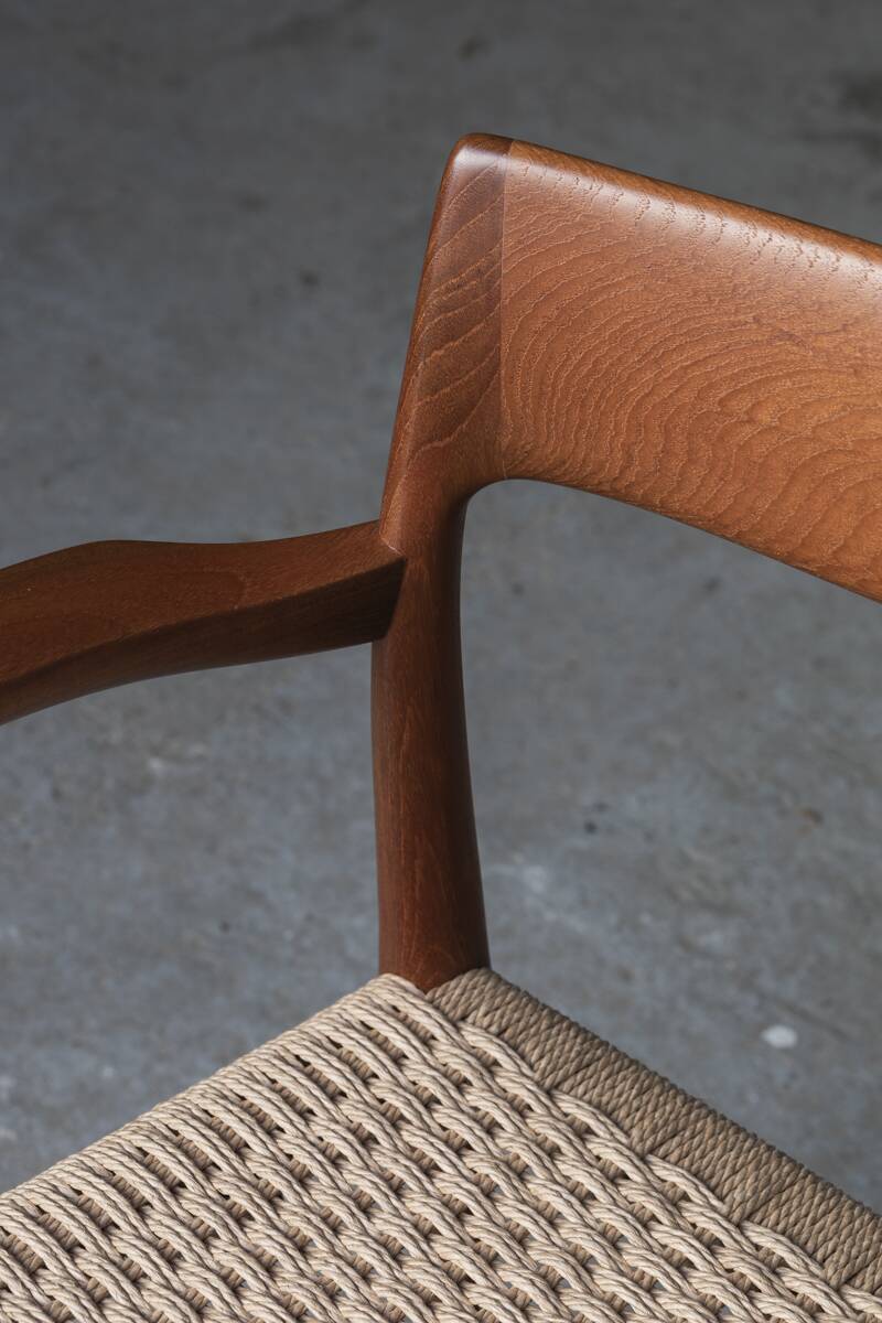 Ensemble de 4 chaises à repas, modèle 57, par Niels O. Moller, Danemark, 1960