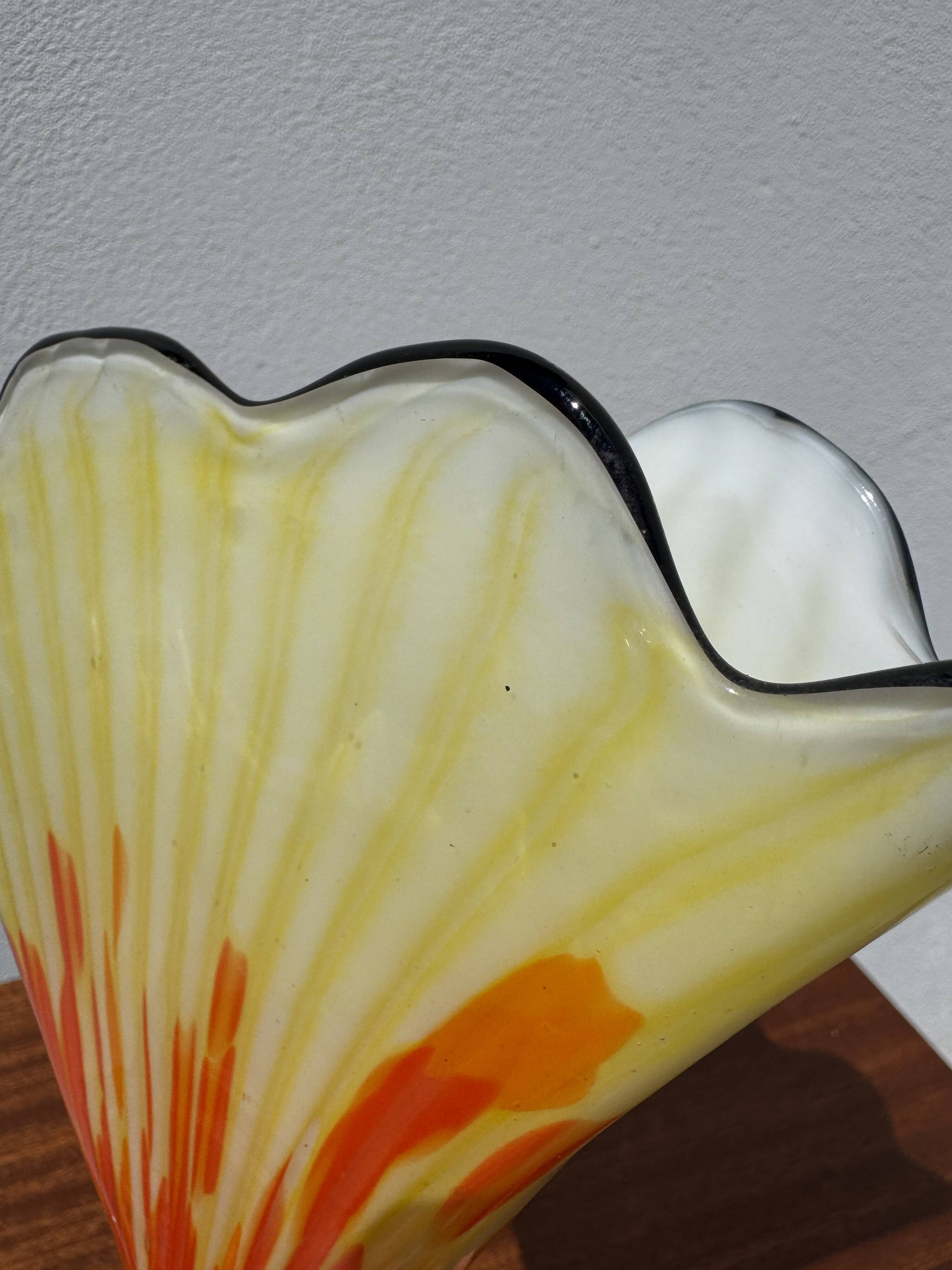 Vase éventail Franz Welz Art Déco