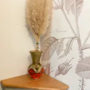 Vase vintage en céramique émaillée