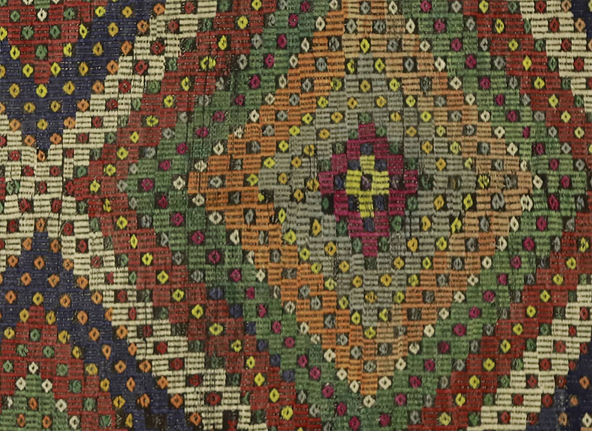 Area kilim rug ,vintage wool turkish handknotted kilim, 247 cmx 175 cm rug