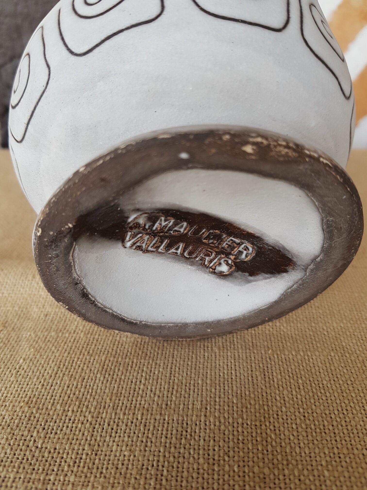 Cellar rat candleholder Vallauris Alain Maunier 1970
