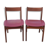 Pair of scandinavian style chairs