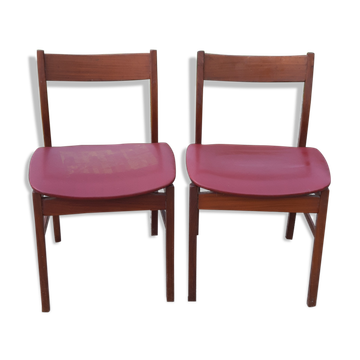 Pair of scandinavian style chairs