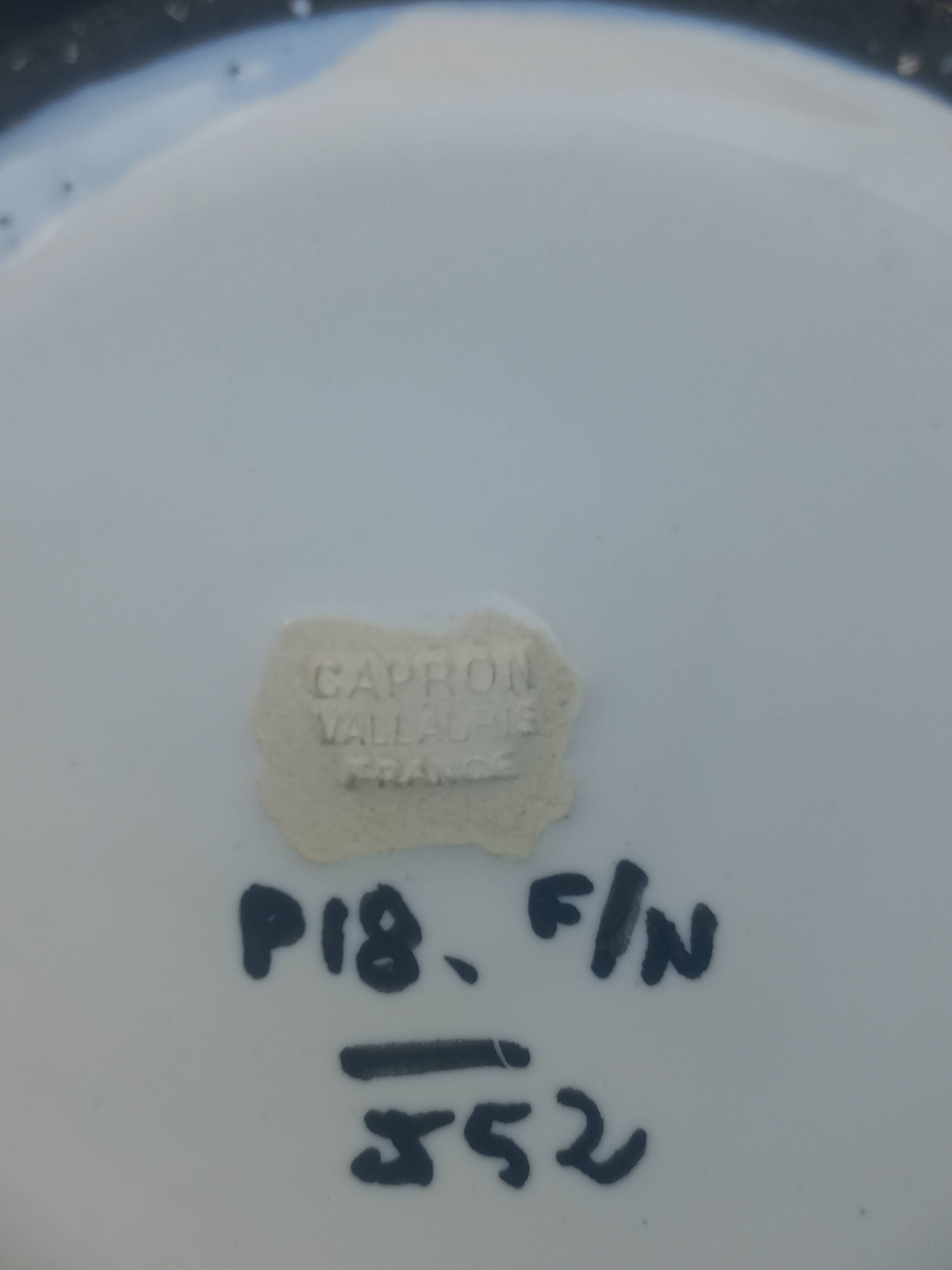 Roger Capron pitcher vase in Vallauris ceramic