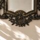 Miroir biseauté en bronze, Second Empire XIXe siècle, style Louis XV