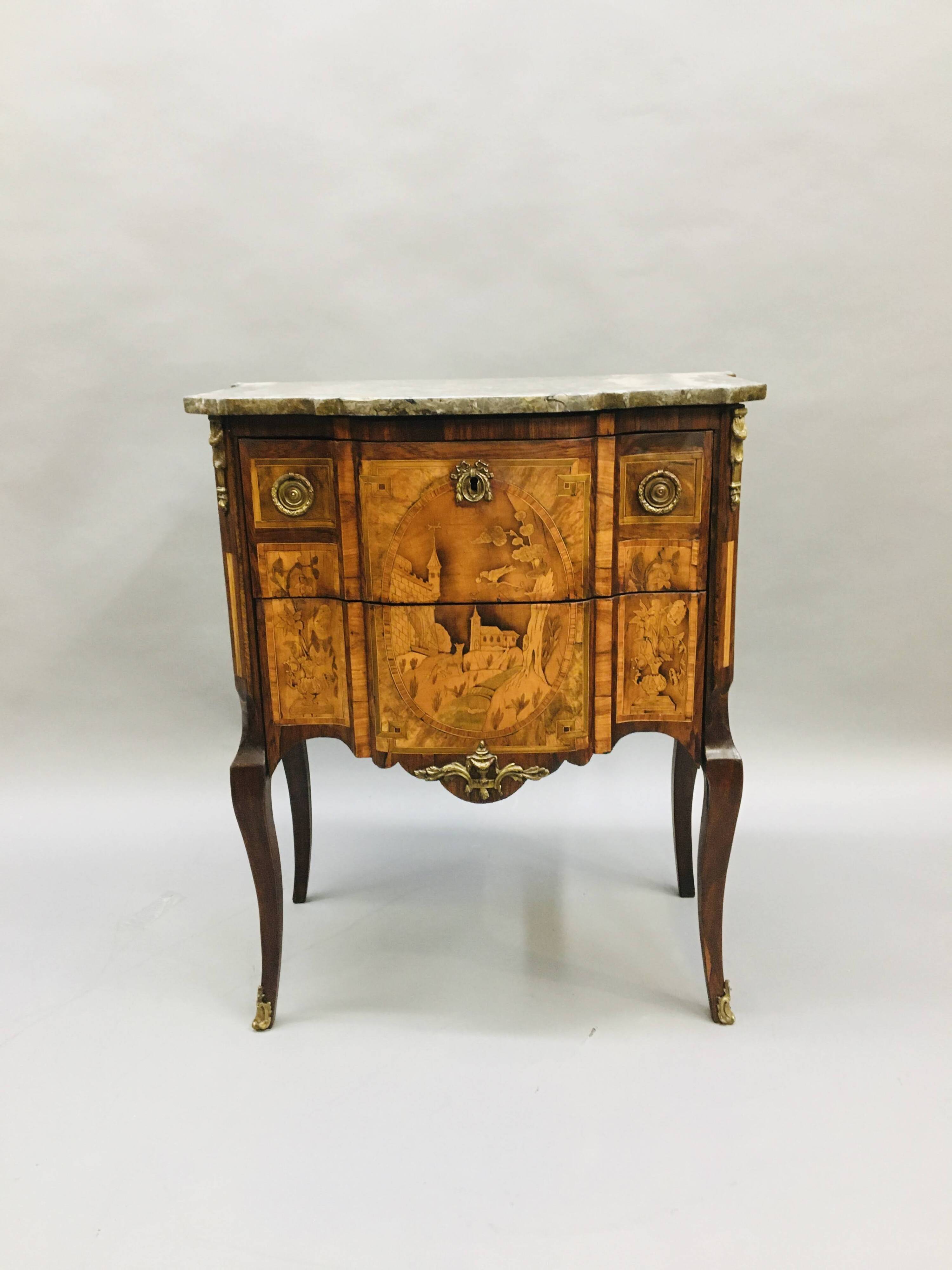 French Small Chest Of Drawers