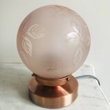Deveau antique globe table lamp