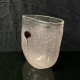 Bubbled glass vase