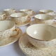 Villeroy and Boch coffee set 9 cups and vintage sugar and milk pot