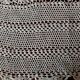 Old crocheted round tablecloth