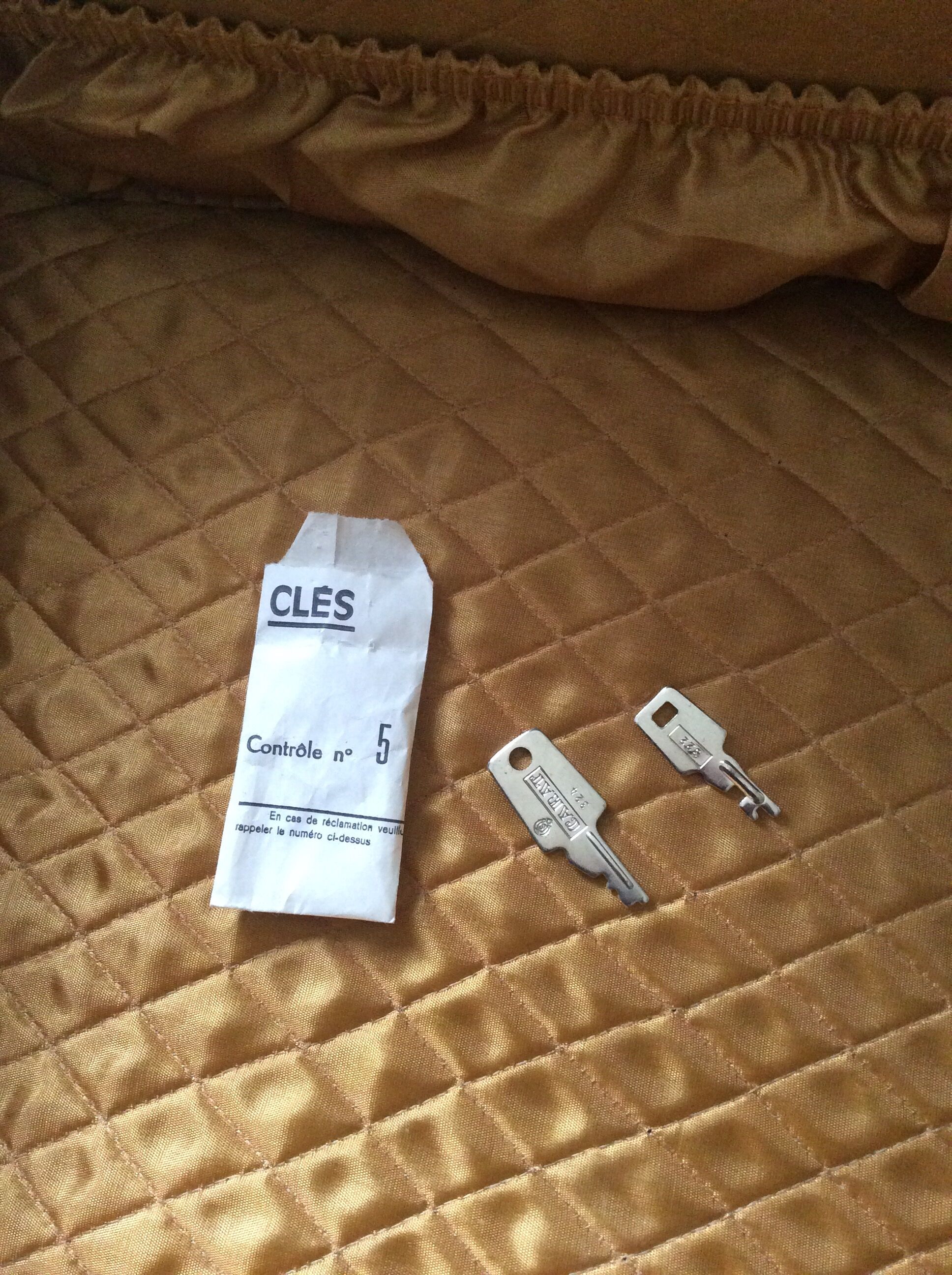 Vintage travel suitcase