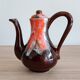 Vallauris earthenware teapot and coffee pot from the 70s