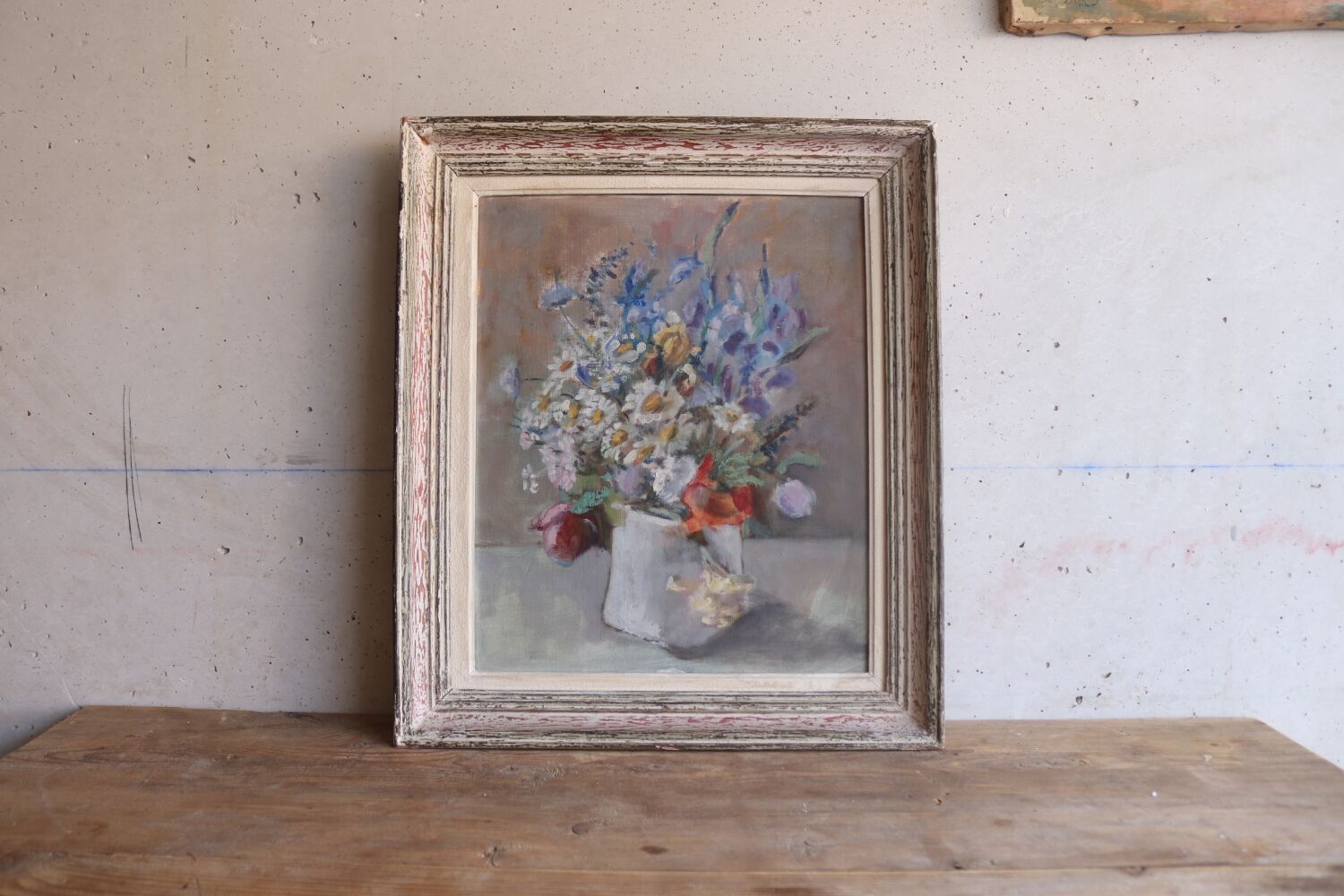Bouquet of wildflowers painting