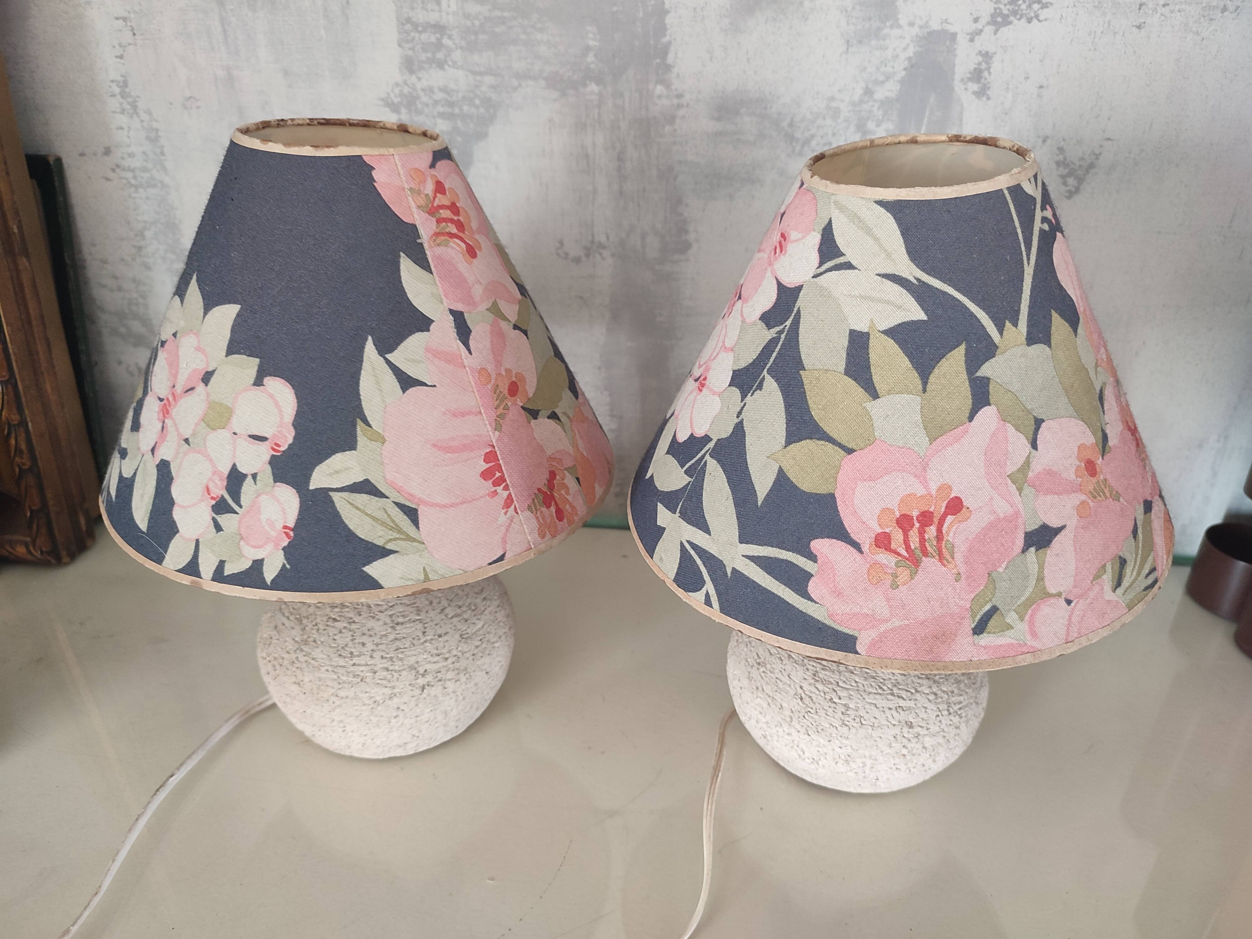 Two bedside lamps at the end of the 70s