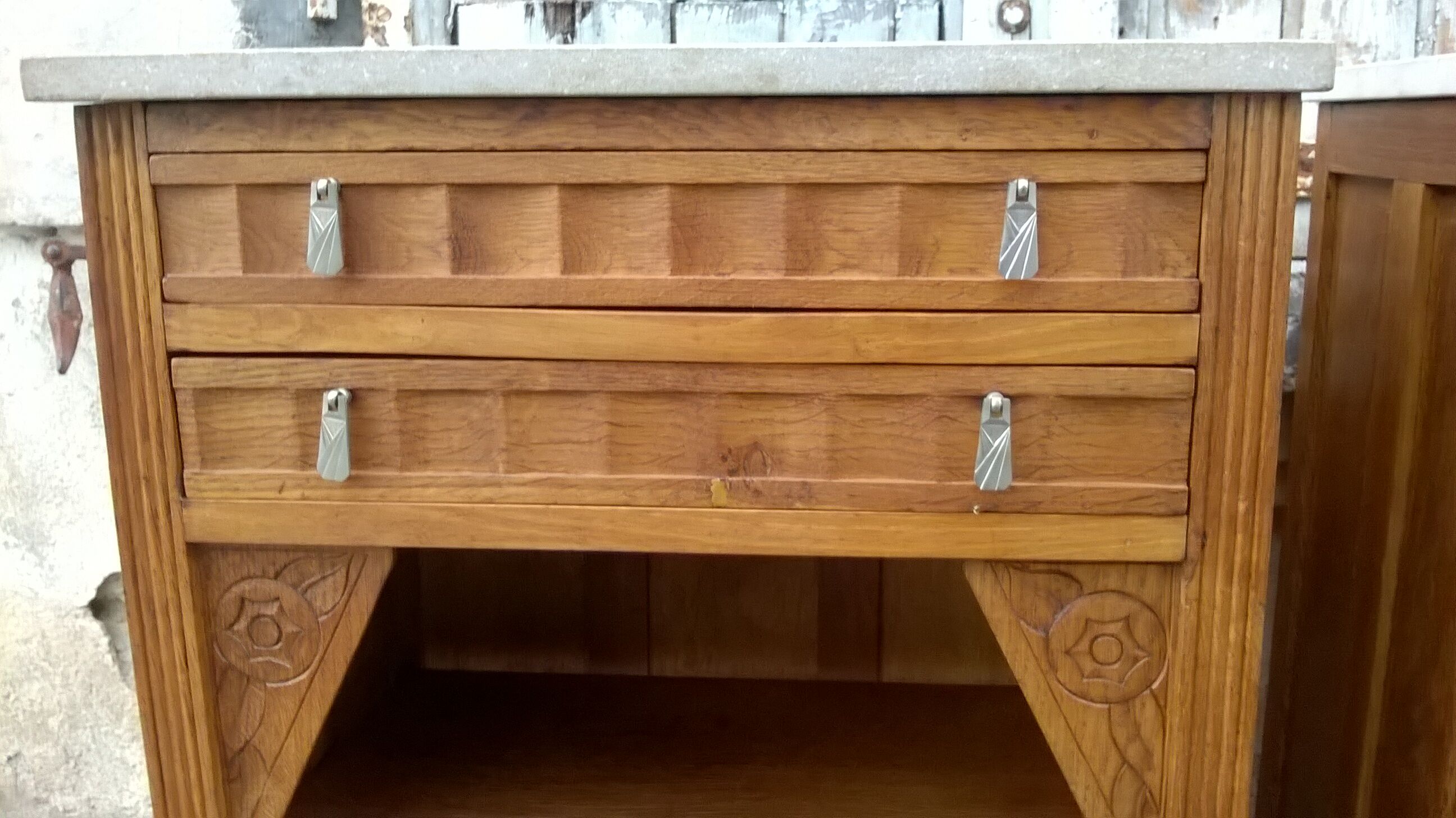 Art deco bedside pair