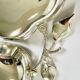 Vintage double apple metal silver-plated pocket tray – 1970s