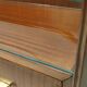 High-Quality Walnut Chest of Drawers with a Thick Glass Top, Italy