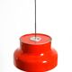 Large original 1960s red Bumling ceiling lamp by Anders Pehrson for Ateljé