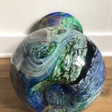 Signed blown glass vase