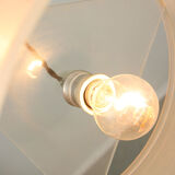 Italian vintage plexiglass pendant lamp, 80s