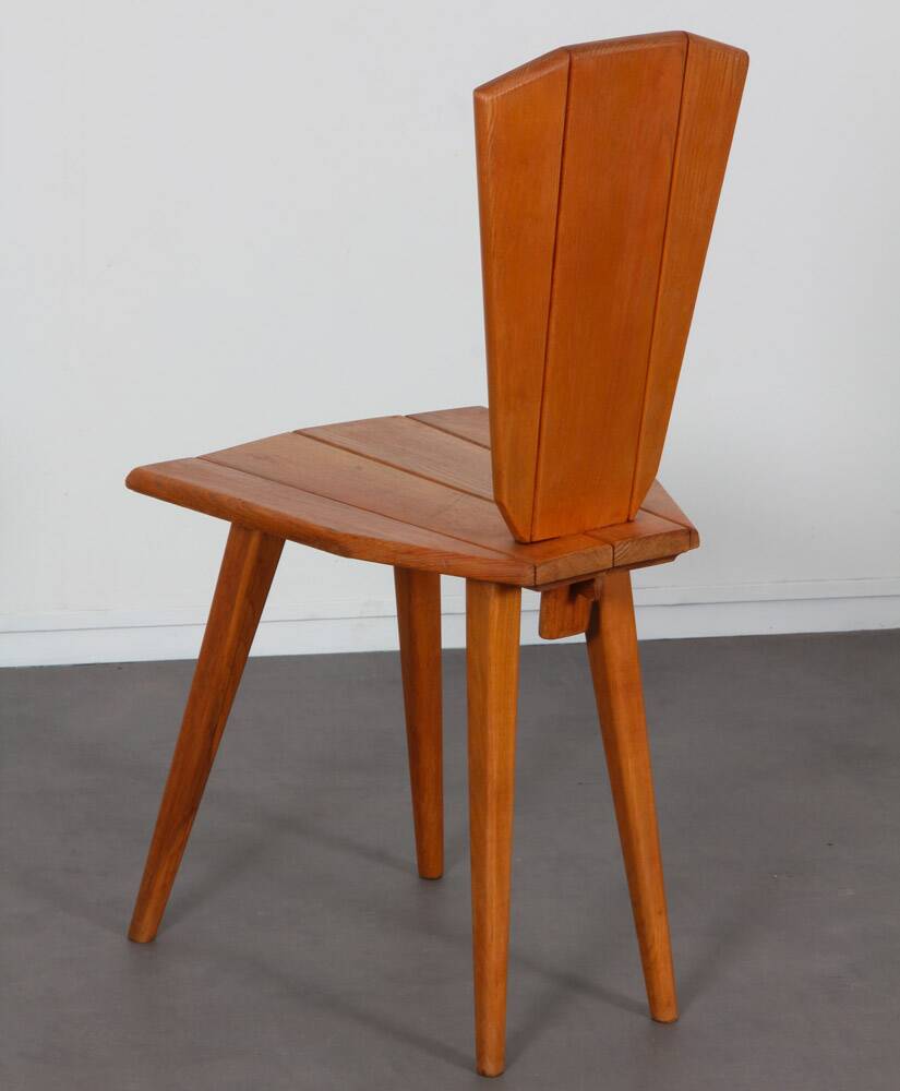 Suite of 6 chairs by Franciszek Aplewicz for LAD, 1960