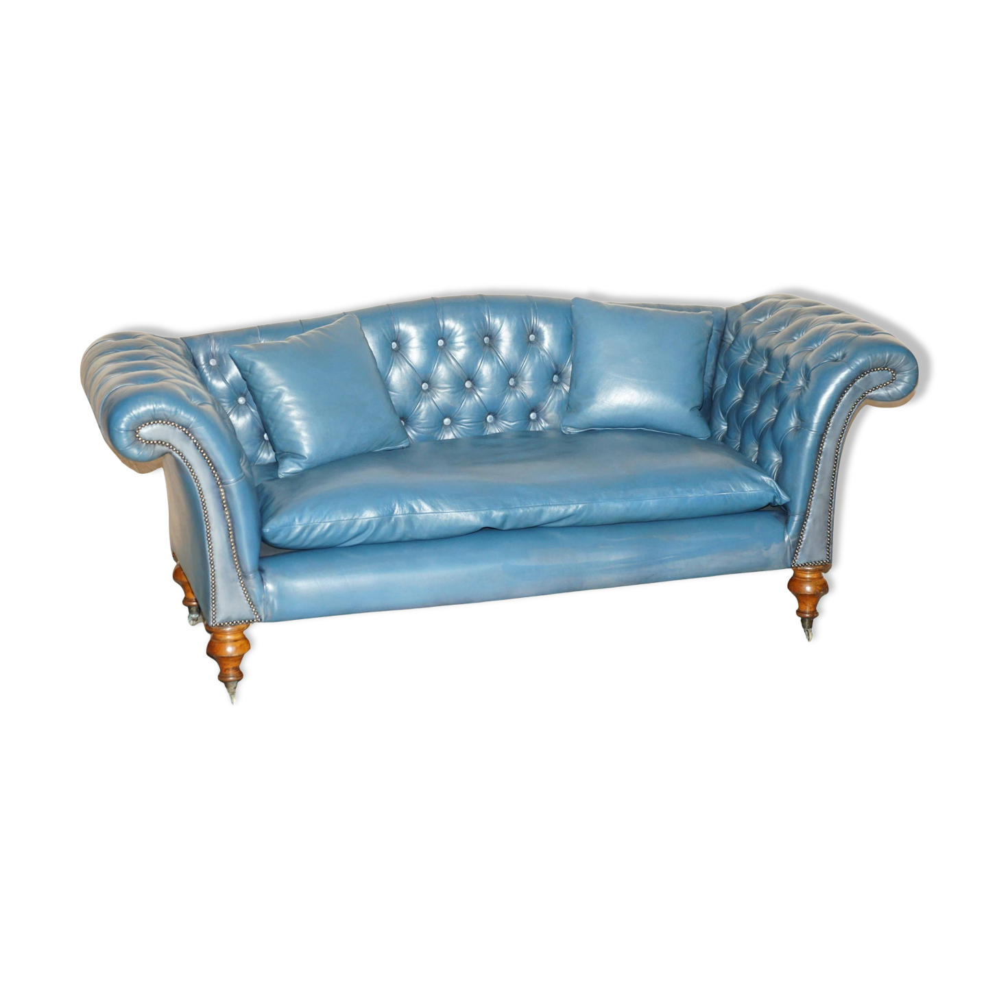 Canapé Chesterfield Regency William IV restauré circa 1830