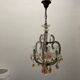 Pink Murano glass tear drop chandelier 1950’s