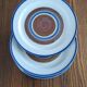 Set of six dessert plates Arabia Finland Peter Winquist