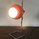 Lampe eye ball orange vintage années 70