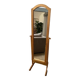 Large wooden standing mirror