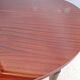 Extendable table mahogany lacquered 1960 butterfly extensions