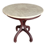 Thonet Table No. 8 from 1888 Café Museum after Adolph Loos marble top